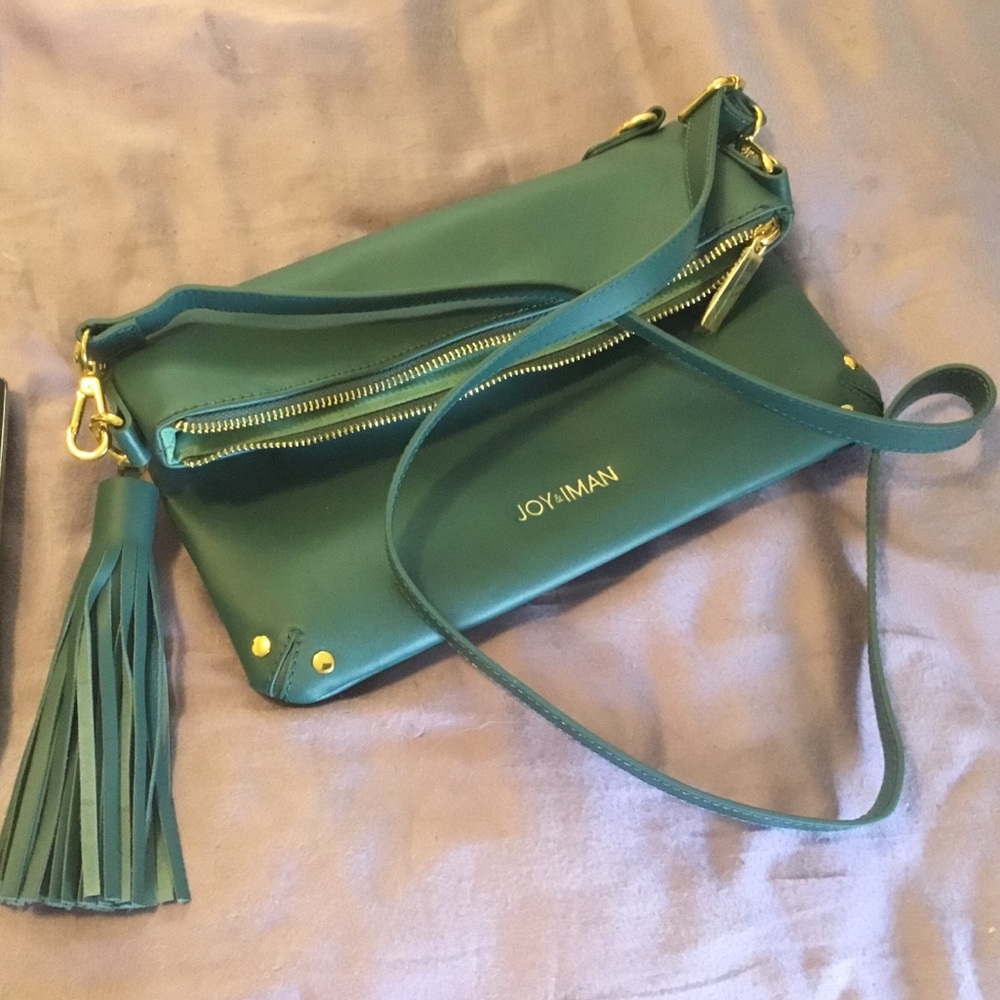 Joy & Iman crossbody handbag teal - Picture 7 of 8